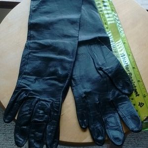 Vintage Washable Leather? 3/4 Length Gloves